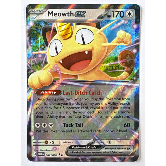 Meowth ex Holo Double Rare 062/088 | Local Legends Cards & Collectibles