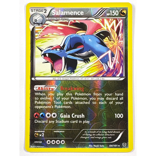 Salamence Reverse Holo Rare 64/101