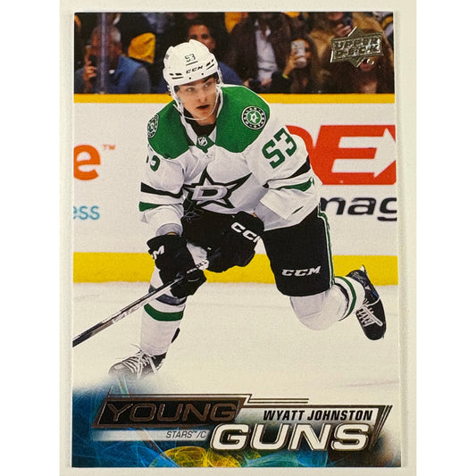 2022-23 Upper Deck Series 2 Wyatt Johnston Young Guns
