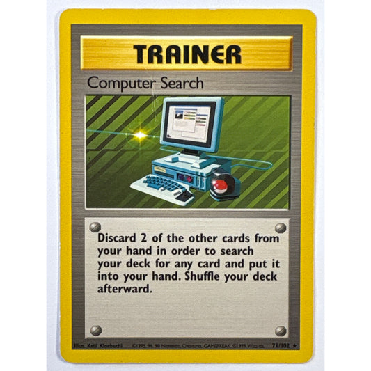 Computer Search Non Holo Rare 71/102