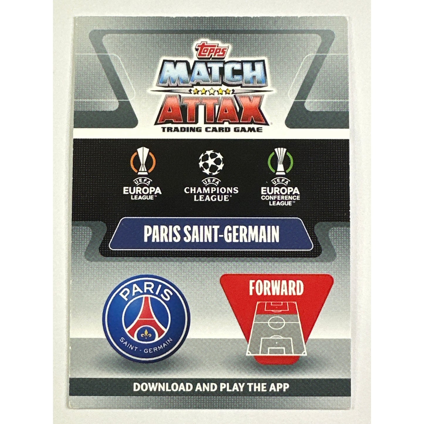 2021-22 Topps Match Attax Lionel Messi Out of This World Foil Parallel