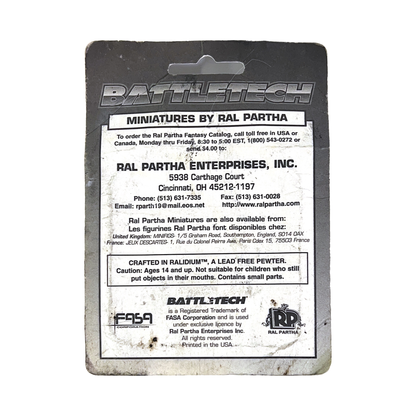 Ral Partha BattleTech Athena Combat Vehicle (2) AR20-628 Metal Miniatures Blister