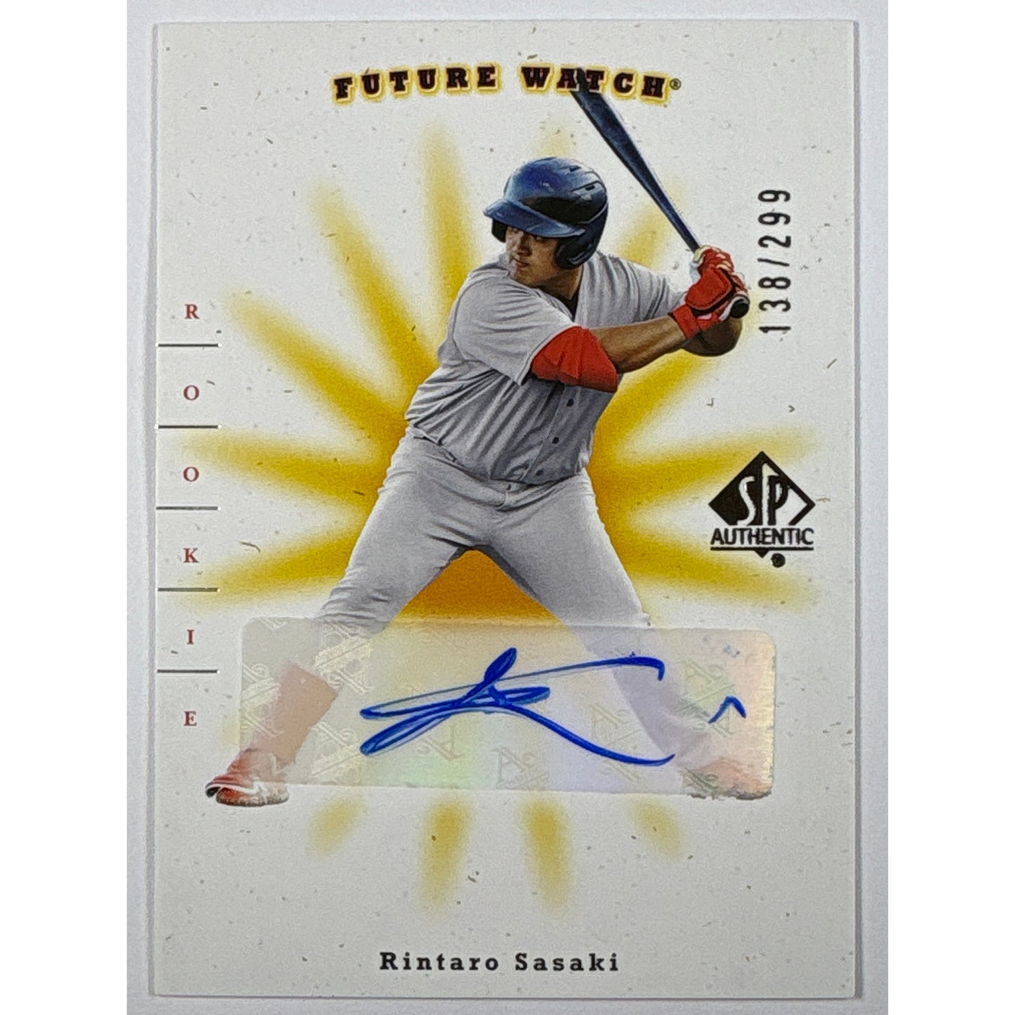 2025 Upper Deck Goodwin Champions Rintaro Sasaki Future Watch Auto /299