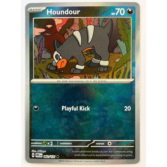 Houndour Pokéball Holo Common 062/131
