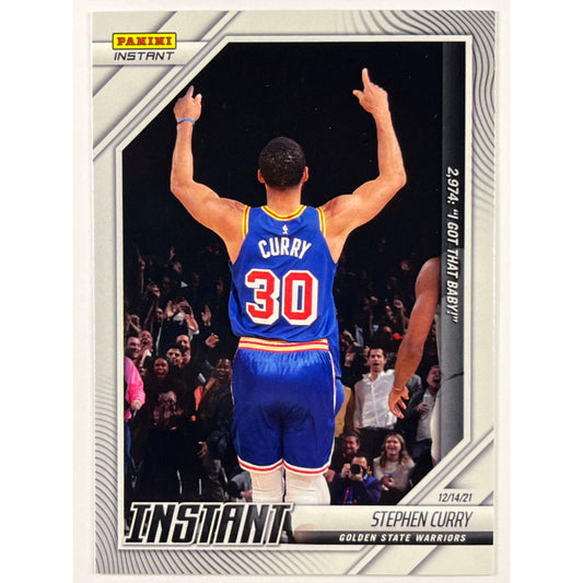 2021-22 Panini Instant Stephen Curry “I Got That Baby” /4653