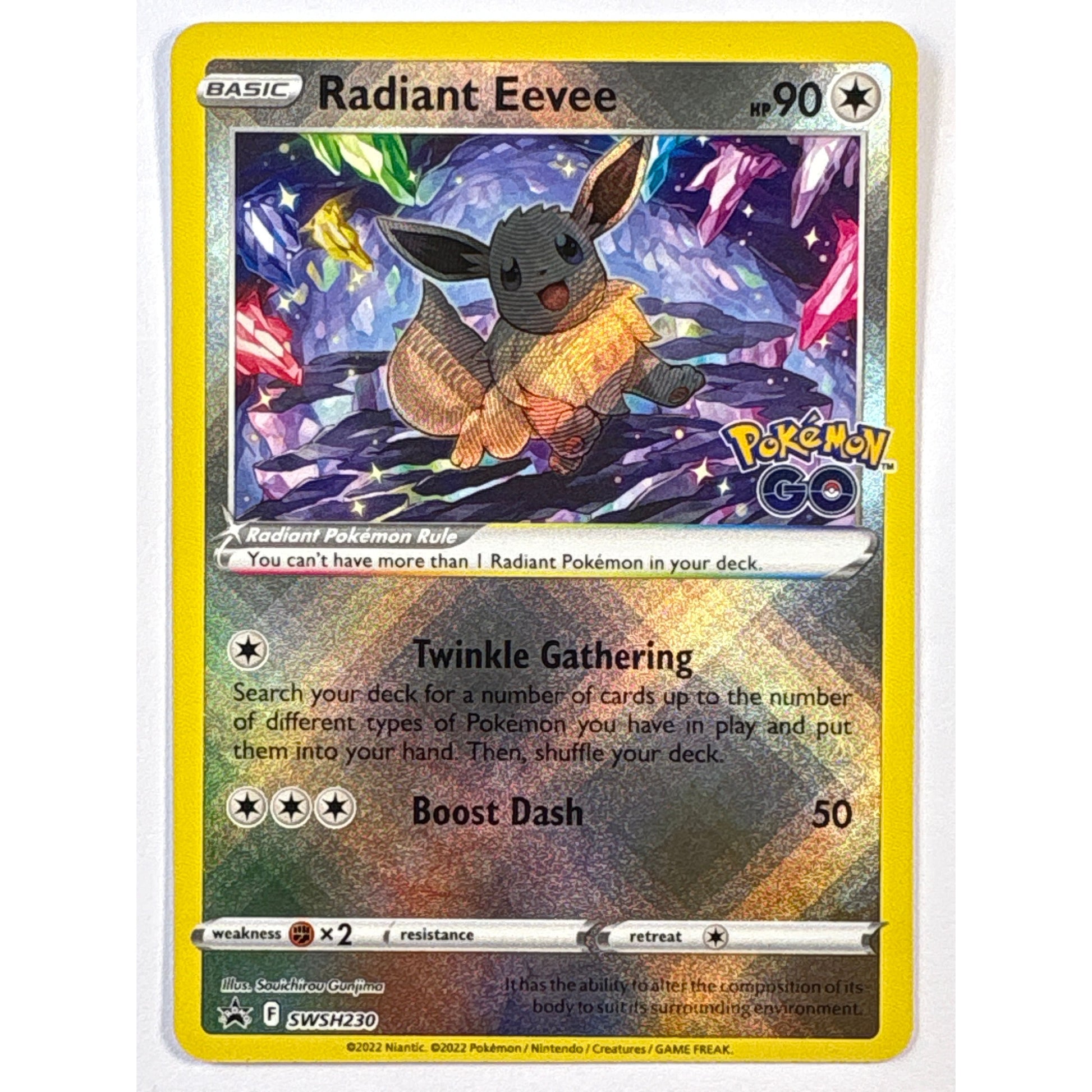 Radiant Eevee Holo Black Star Promo SWSH230 | Local Legends Cards & Collectibles