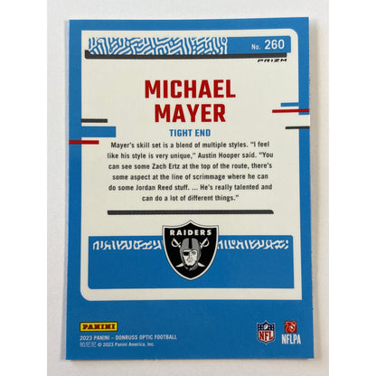 2023 Donruss Optic Michael Mayer Stars Emoji Rated Rookie