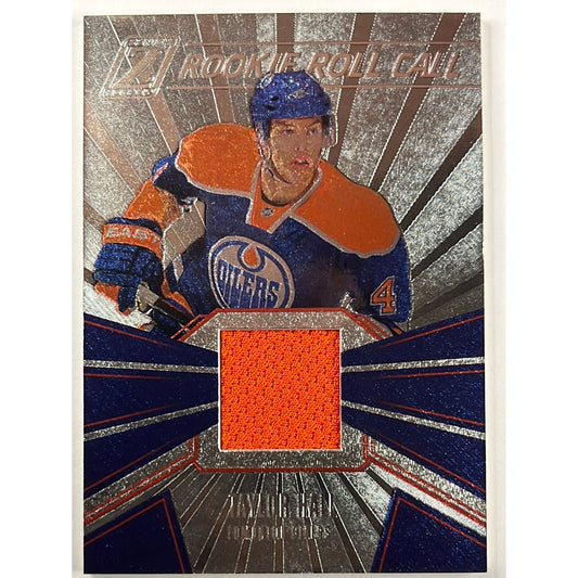 2011 Zenith Taylor Hall Rookie Roll Call Patch