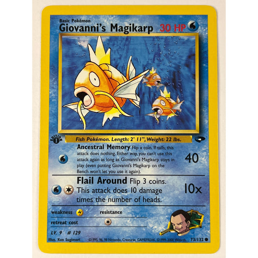 1st Edition Giovanni’s Magikarp Non Holo Common 73/132