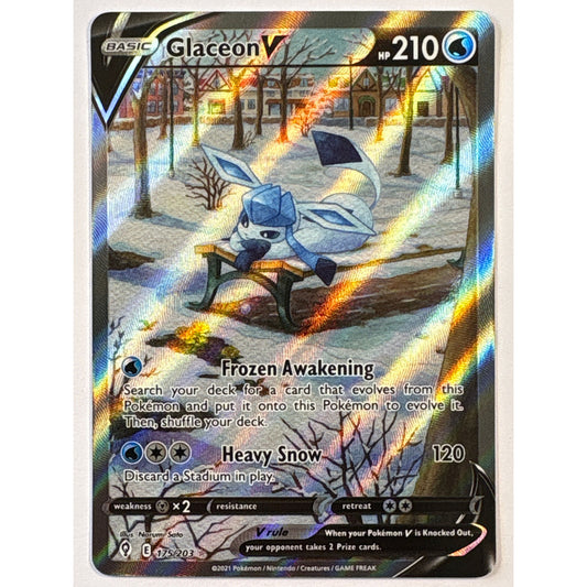 Glaceon V Holo Alt Art Rare 175/203