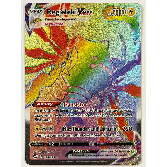 Regieleki VMAX Holo Rainbow Rare 198/195
