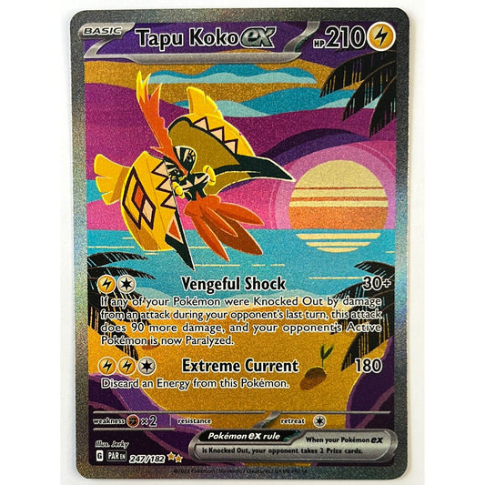 Tapu Koko EX Holo Illustration Rare 247/182