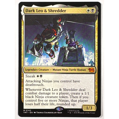 Dark Leo & Shredder Non-Foil Mythic 0142 | Local Legends Cards & Collectibles