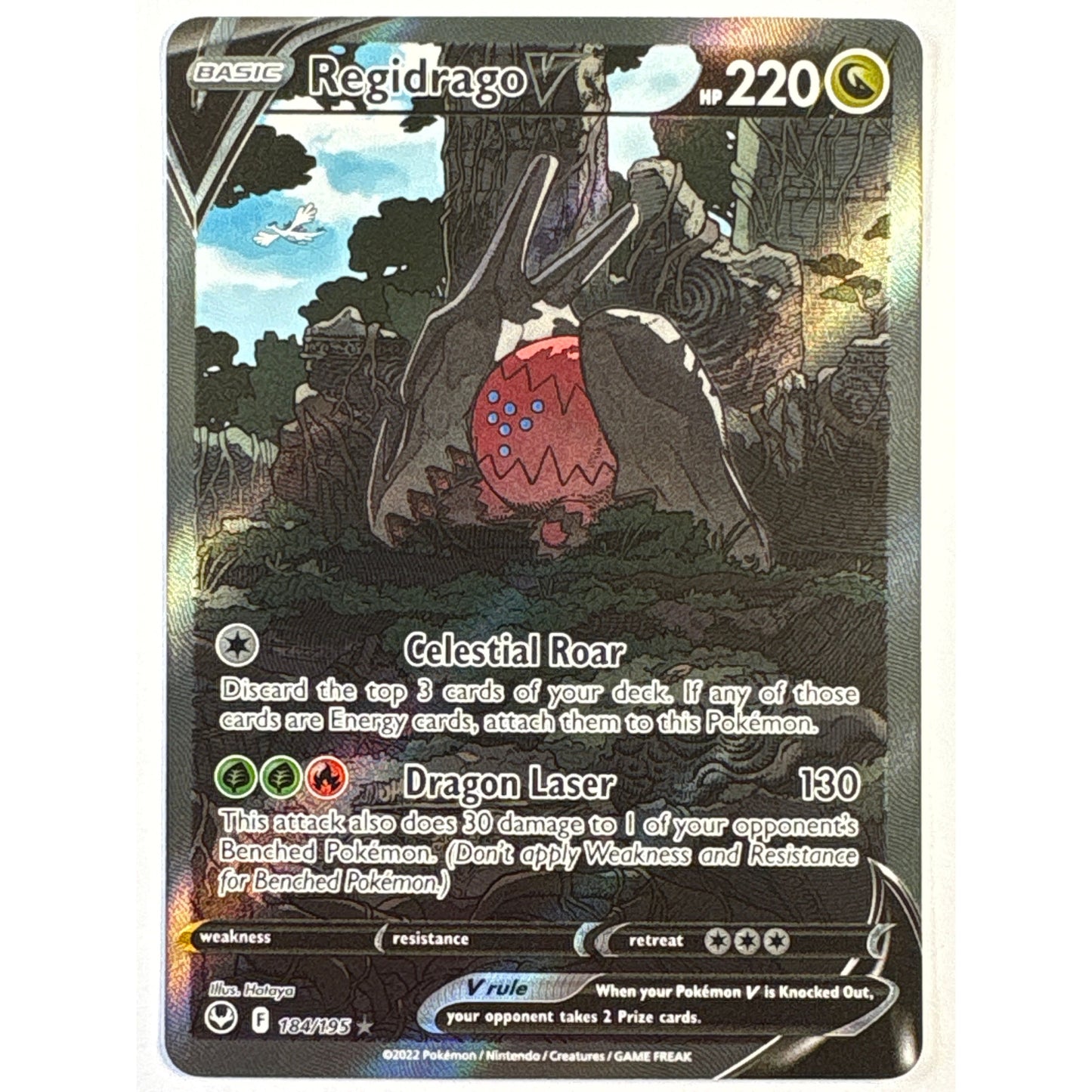 Regidrago V Holo Alt Art Ultra Rare 184/195 | Local Legends Cards & Collectibles