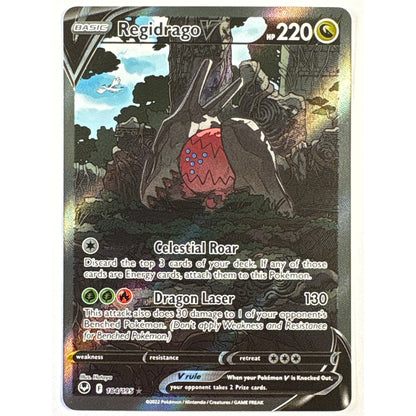 Regidrago V Holo Alt Art Ultra Rare 184/195 | Local Legends Cards & Collectibles