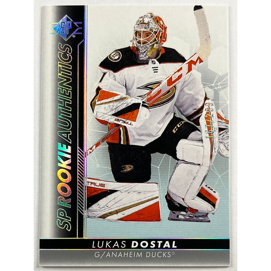 2022-23 SP Authentic Lukas Dostal SP Rookie Authentics Silver Foil /299