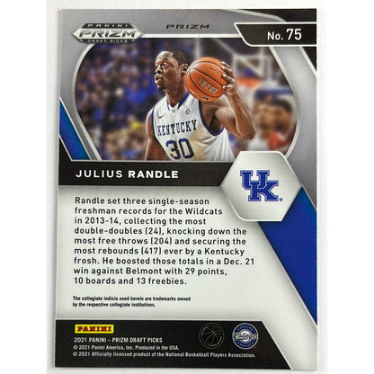 2021 Prizm DP Julius Randle Red White Blue Prizm