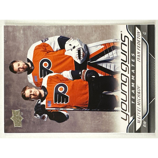 2024-25 Upper Deck Series 2 Michkov / Fedetov Young Guns Teammates