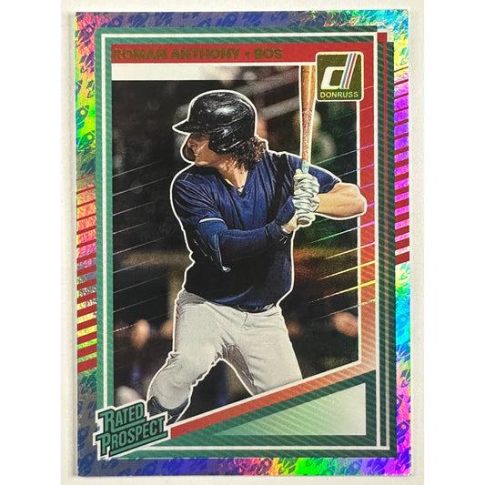 2025 Donruss Roman Anthony Rated Prospect Rocket Emoji