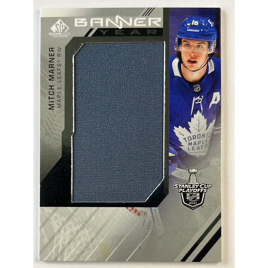 2021-22 SP Game Used Mitch Marner Banner Year Playoff Patch