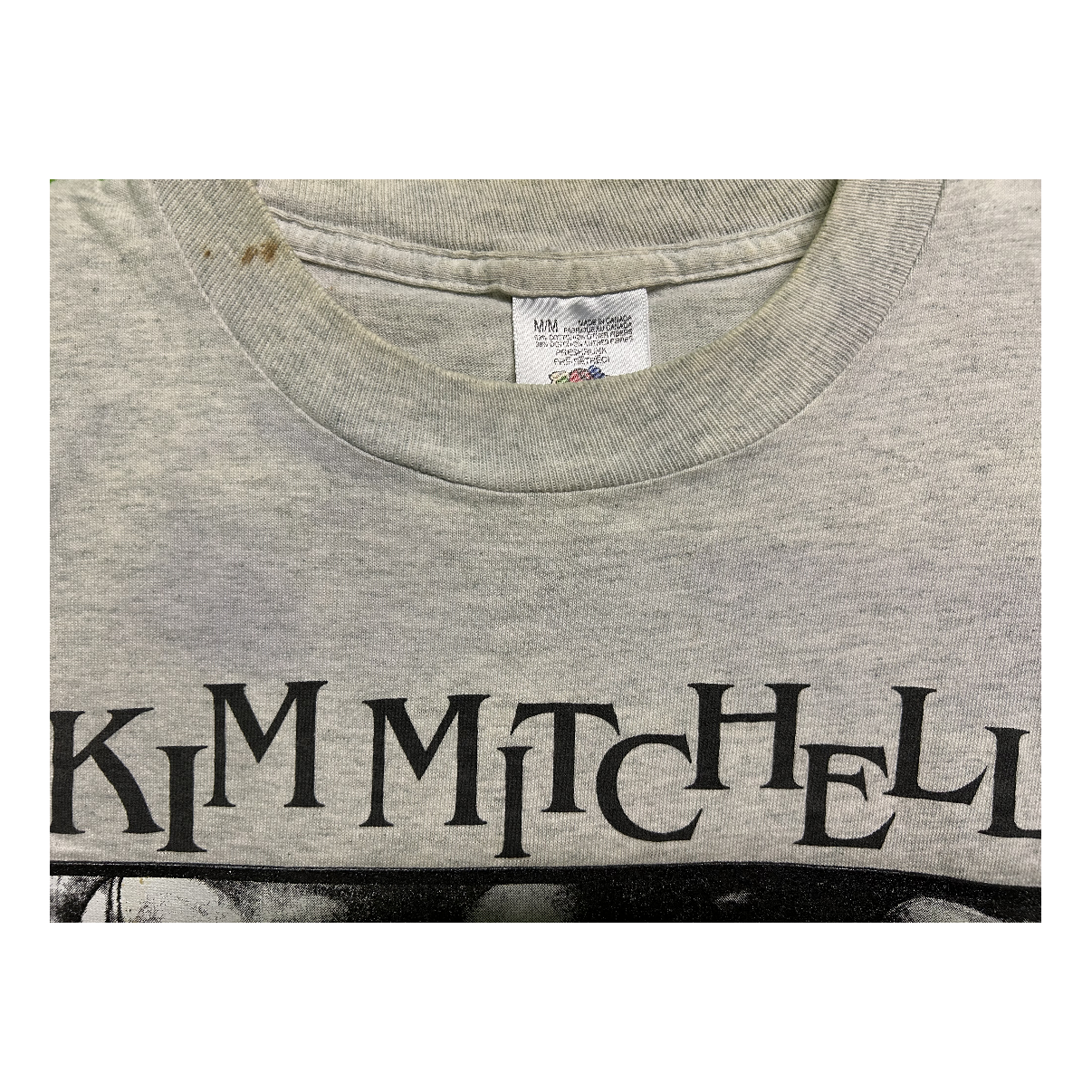 Official Kim Mitchell ‘Stick it in Your Ear’ Aural Fixation Concert Shirt MD | Local Legends Cards & Collectibles