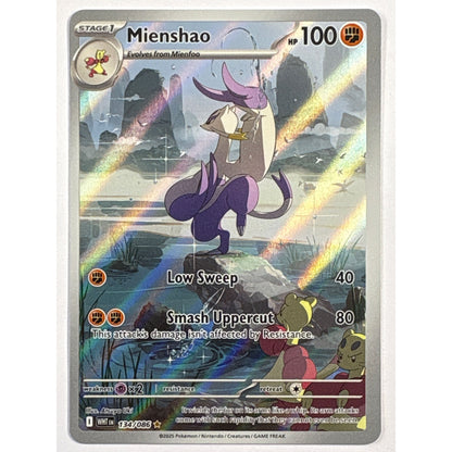 Mienshao Holo Illustration Rare 134/086 | Local Legends Cards & Collectibles