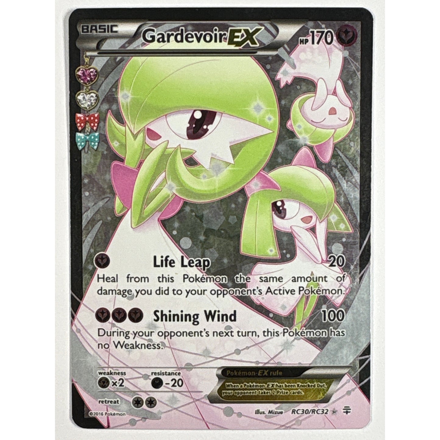 Gardevoir EX Holo Radiant Collection Rare RC30/RC32