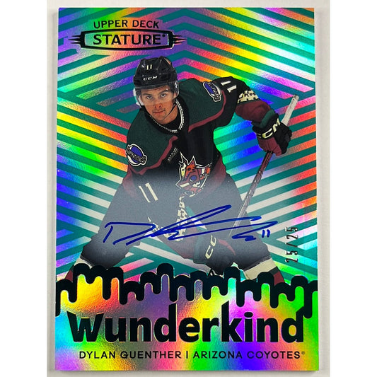 2022-23 Stature Dylan Guenther Wunderkind Rookie Auto 25/25