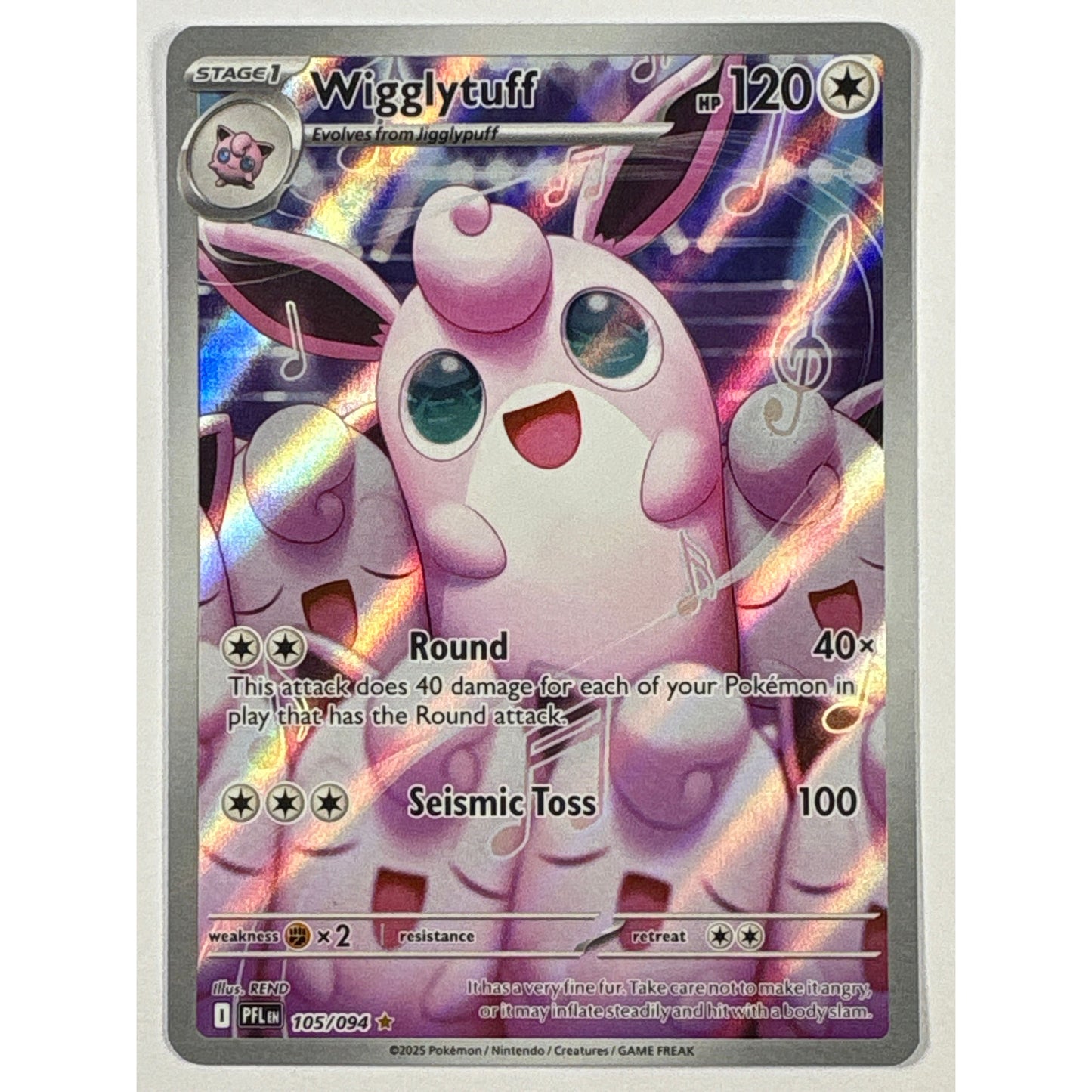 Wigglytuff Holo Illustration Rare 105/094 | Local Legends Cards & Collectibles