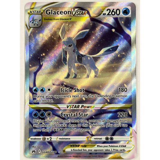 Glaceon VSTAR Holo Alt Art Rare GG40/GG70