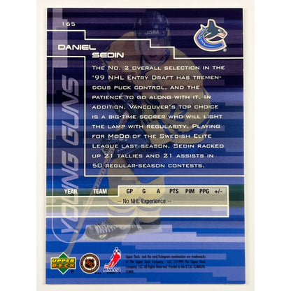 1998-99 Upper Deck Daniel Sedin Young Guns
