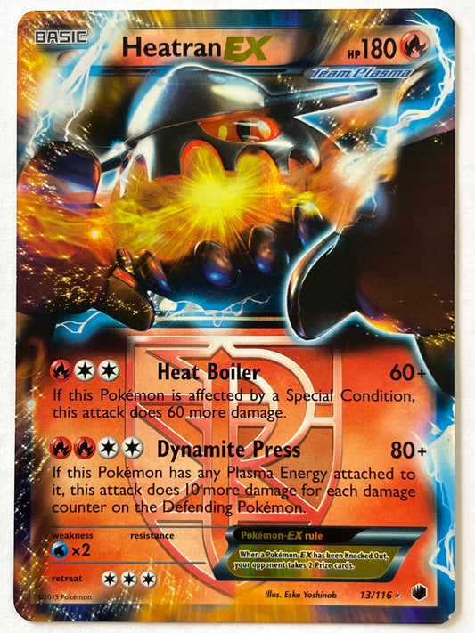 Heatran EX Holo Ultra Rare 13/116