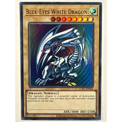 Blue-Eyes White Dragon Holo Ultra Rare LCKC-EN001