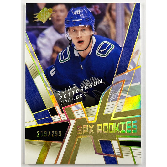 2018-19 SPX Elias Pettersson SPX Rookies /299