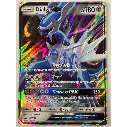 Dialga GX Holo Ultra Rare 82/131