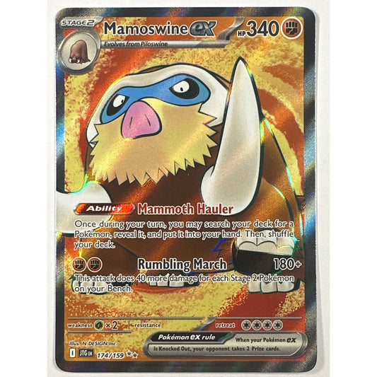 Mamoswine EX Holo Ultra Rare 174/159