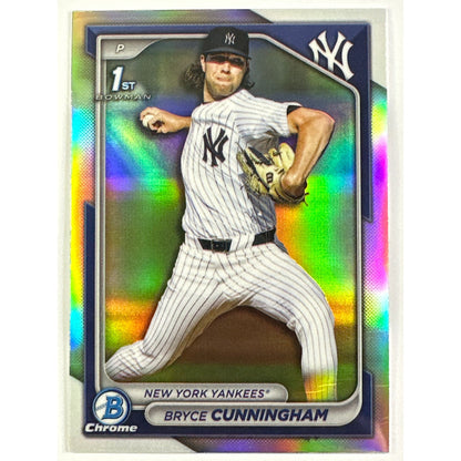 2024 Bowman Chrome Bryce Cunningham Bowman 1st Refractor