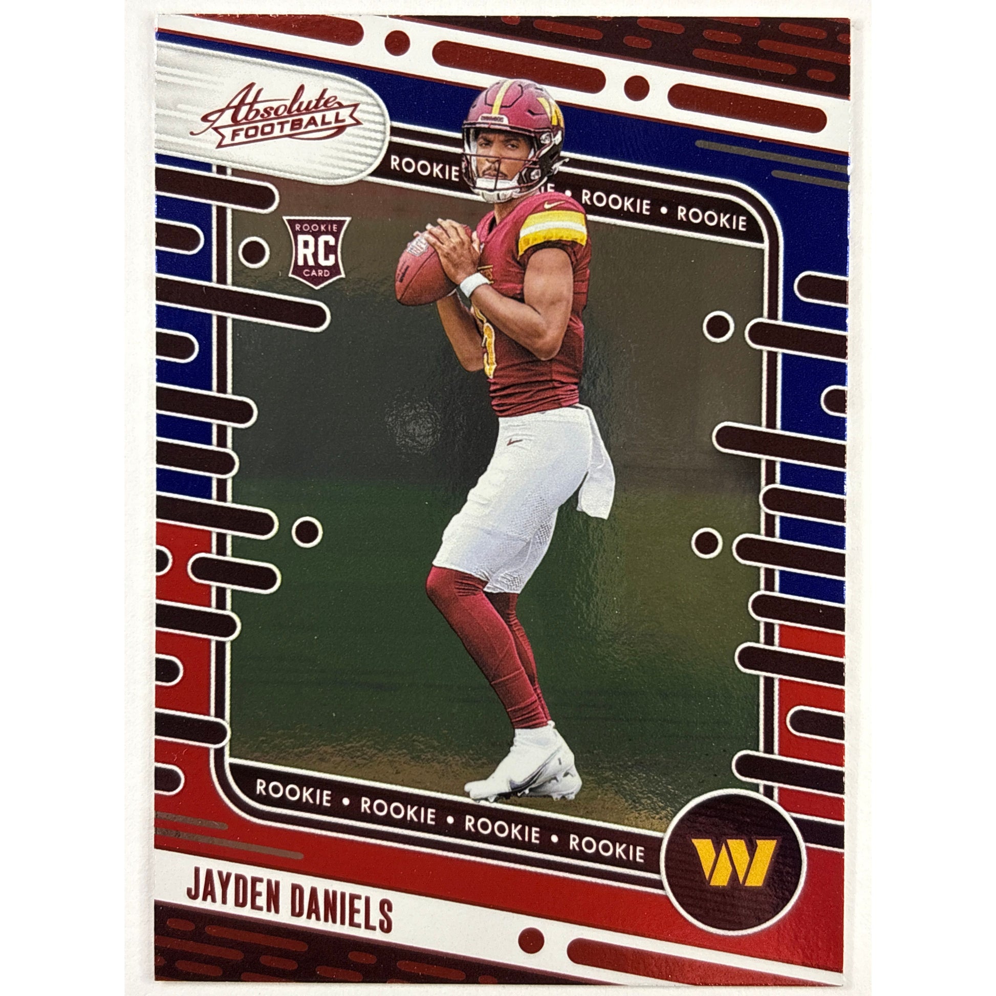 2024 Absolute Jayden Daniels Red Blue SP RC | Local Legends Cards & Collectibles