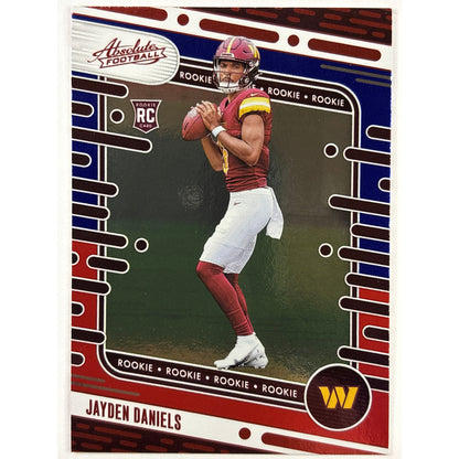 2024 Absolute Jayden Daniels Red Blue SP RC | Local Legends Cards & Collectibles