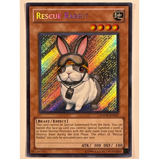 Rescue Rabbit Secret Rare PHSW-EN037