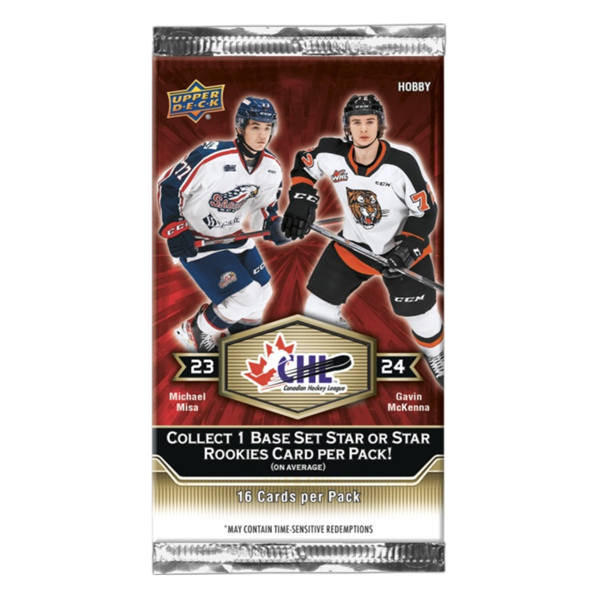 2023-24 Upper Deck CHL Hockey Hobby Pack