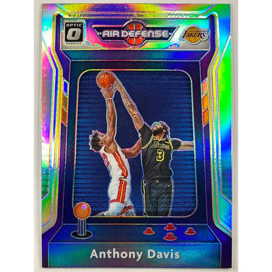 2020-21 Optic Anthony Davis Air Defence Silver Holo Prizm