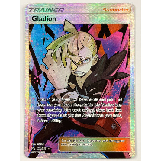 Gladion Holo Ultra Rare 109/111