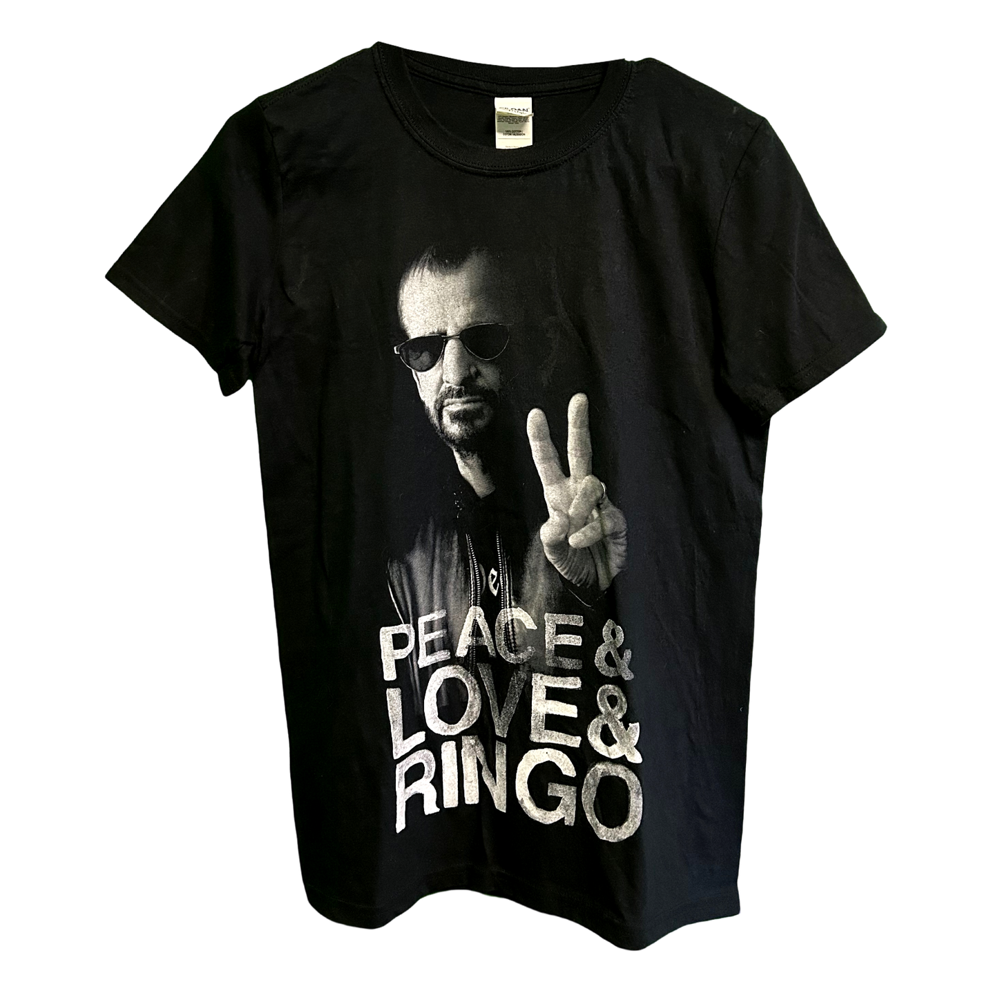 Official Ringo Starr and His All Star Band ‘Peace Love & Ringo’ 2015 Tour Shirt SM | Local Legends Cards & Collectibles