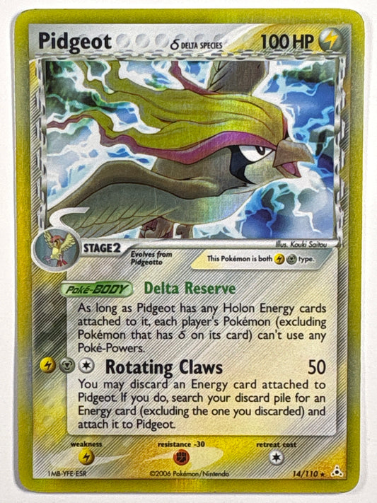 Pidgeot Reverse Holo Rare 14/110 | Local Legends Cards & Collectibles