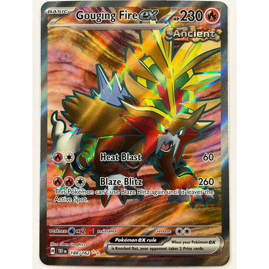 Gouging Fire EX Holo Ultra Rare 188/162