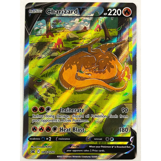 Charizard V Full Art Black Star Promo SWSH260