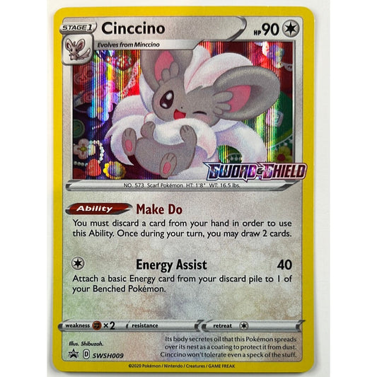 Cinccino Holo STAMPED Promo SWSH009