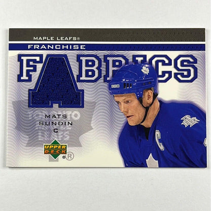 2004-05 Upper Deck Mats Sundin Franchise Fabrics