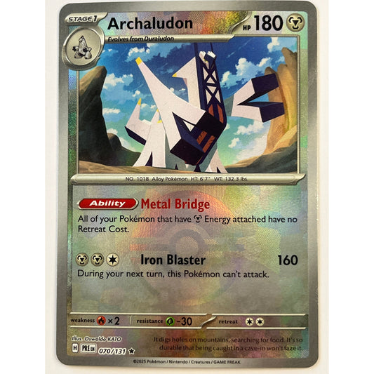 Archaludon Pokéball Holo Rare 070/131